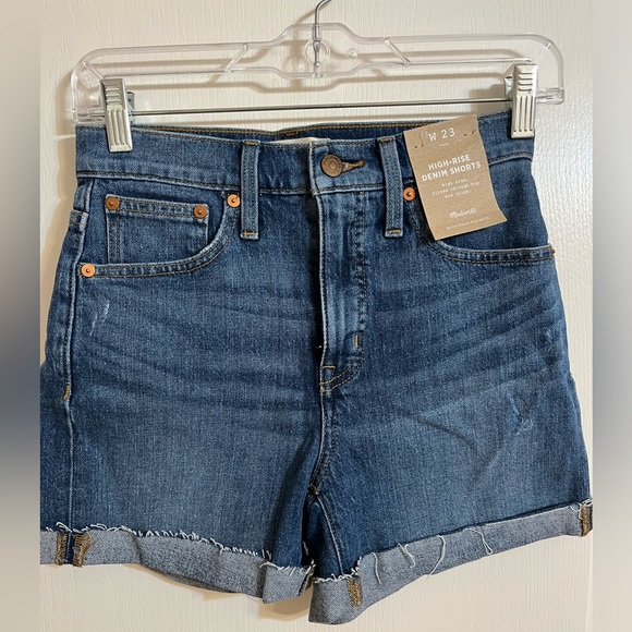 Madewell Pants - Madewell High-rise Jean Shorts